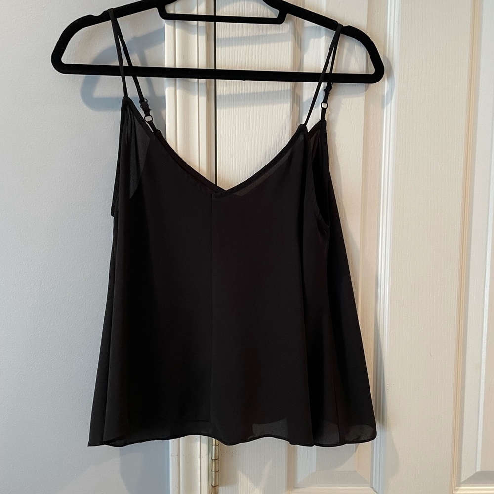 Black Aqua Dressy Tank Top Size XS